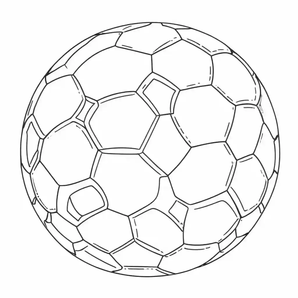 Soccer ball coloring page Lulu Pages