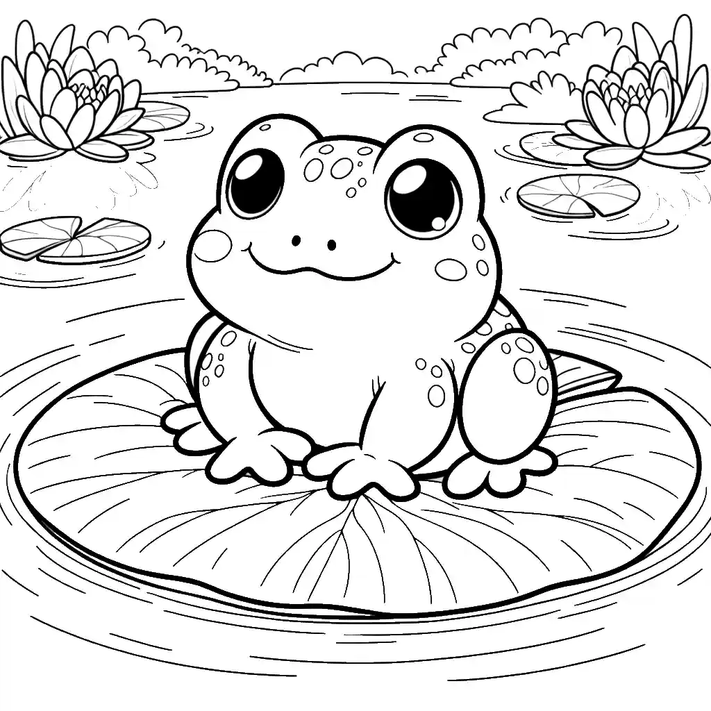 Toad Coloring Page Lulu Pages