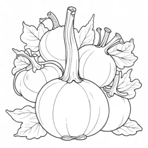 Simple outline illustration of a kohlrabi vegetable, perfect for online coloring.