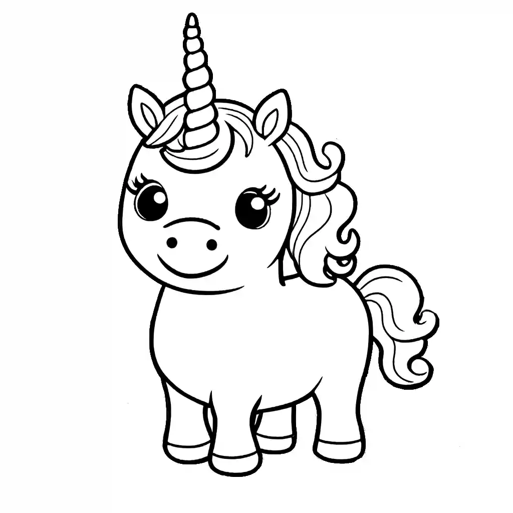 Unicorn squishmallow coloring page Lulu Pages