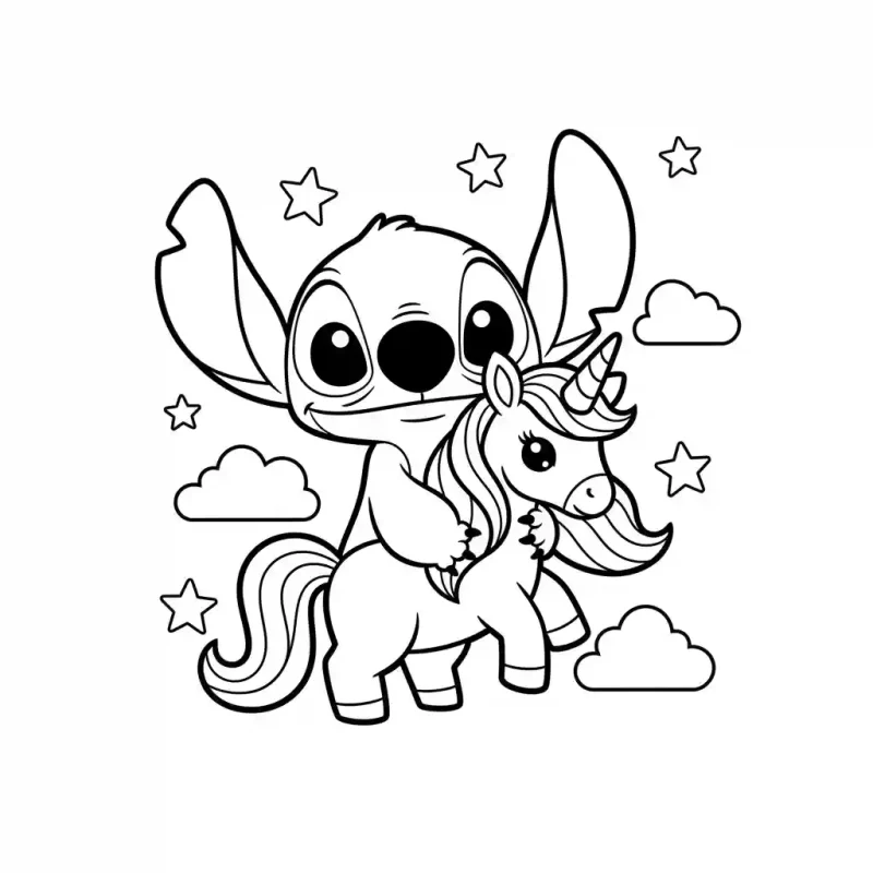 stitch-and-unicorn-detailed-coloring-page-lulu-pages
